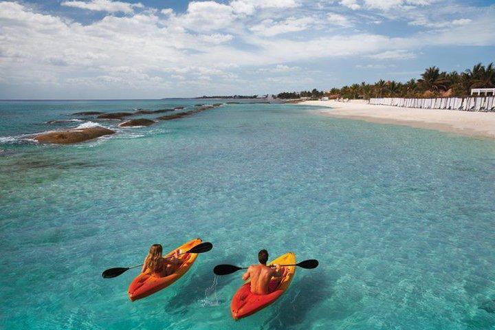 El Dorado Seaside Suites Catamaran, Cenote & More Inclusive (Adults Only) Xpu Ha Kültér fotó